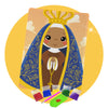 Kit de Pintura com Diamante 14,8x20,5cm - Pequena Aparecida