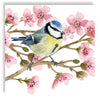 Guardanapo para Decoupage Ambiente 33x33cm com 20 Unidades - Flores de Cerejeira e Pássaro