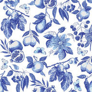 Guardanapo para Decoupage Ambiente 33x33cm com 20 Unidades - Frutas e Borboleta Azuis