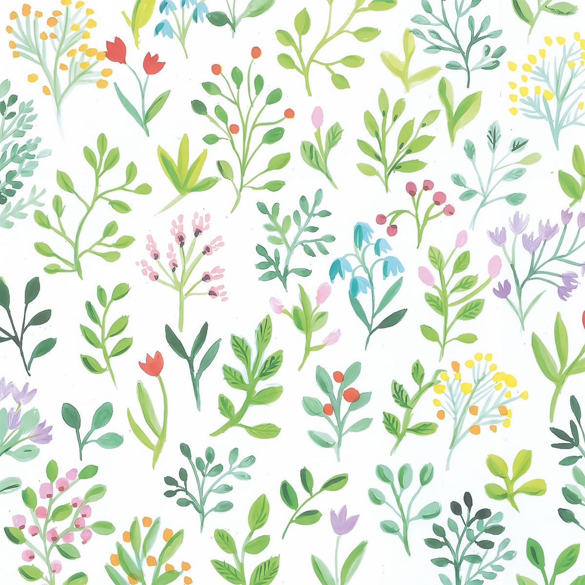 Guardanapo para Decoupage Ambiente 33x33cm com 20 Unidades - Plantas Tulipas