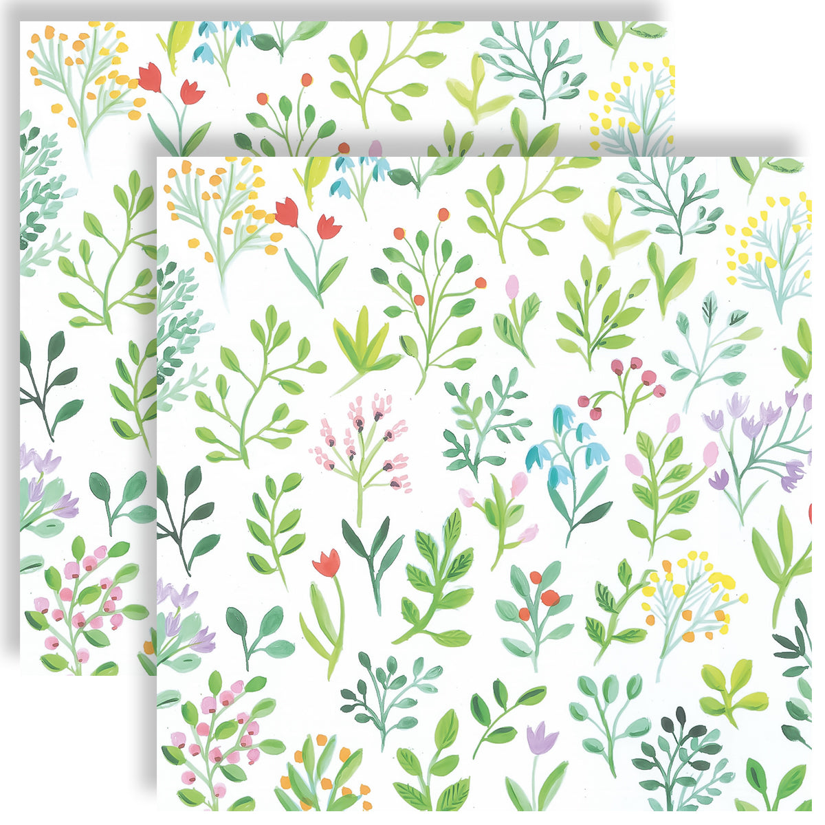 Guardanapo para Decoupage Ambiente 33x33cm com 20 Unidades - Plantas Tulipas