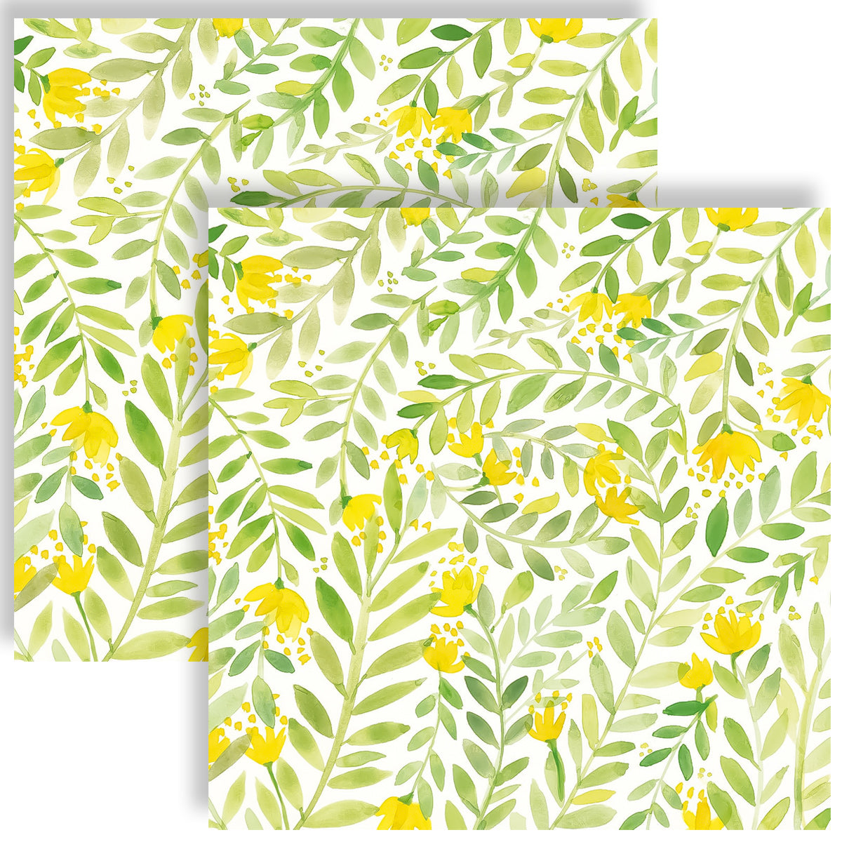 Guardanapo para Decoupage Ambiente 33x33cm com 20 Unidades - Flores Amarelas