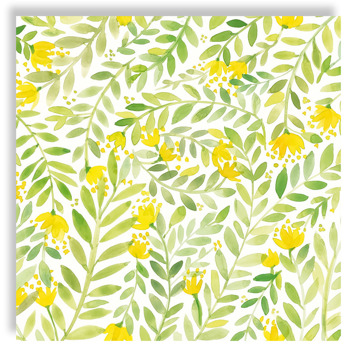 Guardanapo para Decoupage Ambiente 33x33cm com 20 Unidades - Flores Amarelas