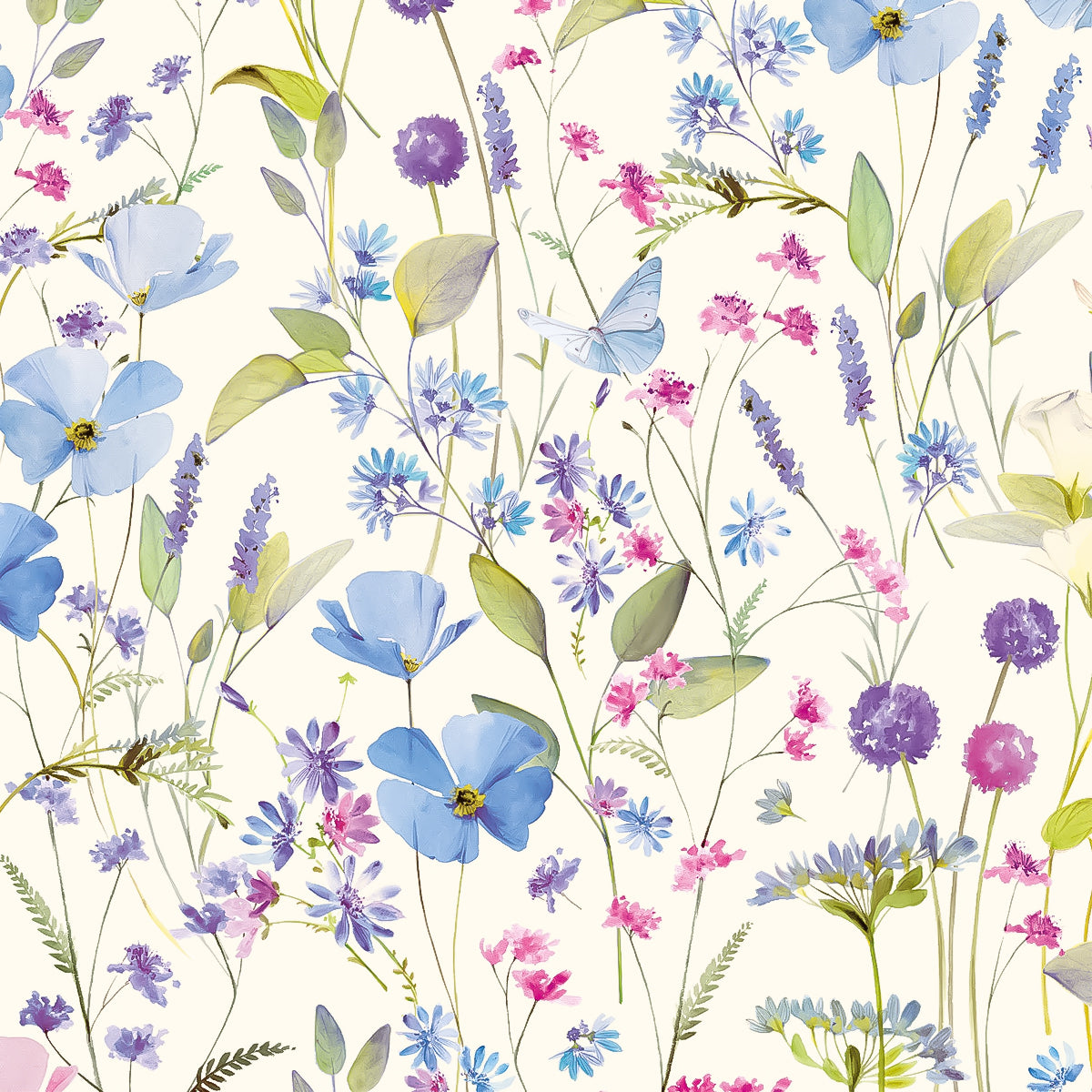 Guardanapo para Decoupage Ambiente 33x33cm com 20 Unidades - Flores da Primavera