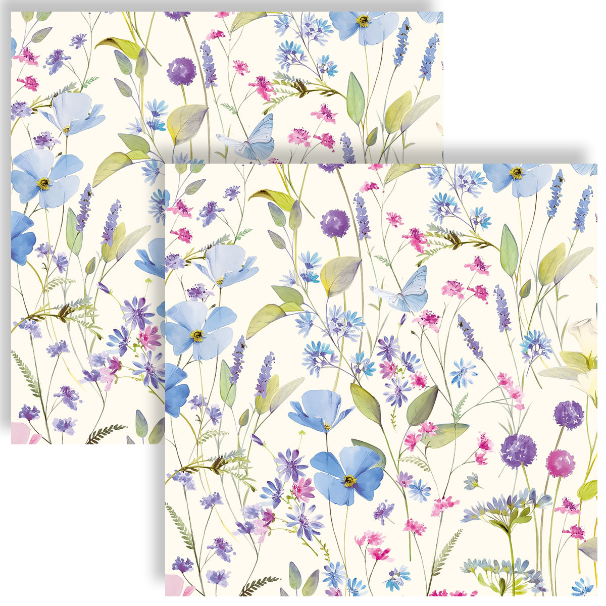 Guardanapo para Decoupage Ambiente 33x33cm com 20 Unidades - Flores da Primavera