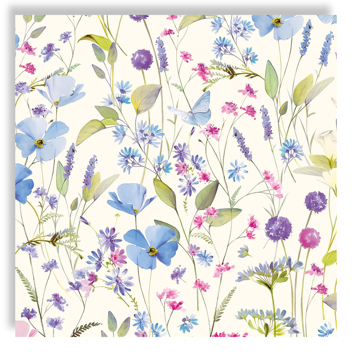 Guardanapo para Decoupage Ambiente 33x33cm com 20 Unidades - Flores da Primavera