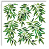Guardanapo para Decoupage Ambiente 33x33cm com 20 Unidades - Folhas de Oliveiras