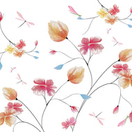 Guardanapo para Decoupage Ambiente 33x33cm com 20 Unidades - Galhos e Flores Suzanne