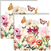 Guardanapo para Decoupage Ambiente 33x33cm com 20 Unidades - Flores e Borboletas Illusion