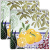 Guardanapo para Decoupage Ambiente 33x33cm com 20 Unidades - Folhas Abelhas e Laranjas