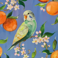 Guardanapo para Decoupage Ambiente 33x33cm com 20 Unidades - Pássaro Flores e Laranjas
