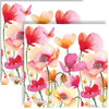 Guardanapo para Decoupage Ambiente 33x33cm com 2 Unidades - Flores Papoulas e Margaridas