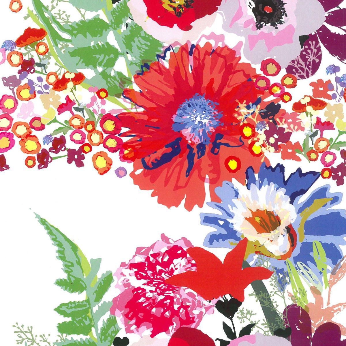 Guardanapo para Decoupage Ambiente 33x33cm com 2 Unidades - Flores Fascínio Abstrato