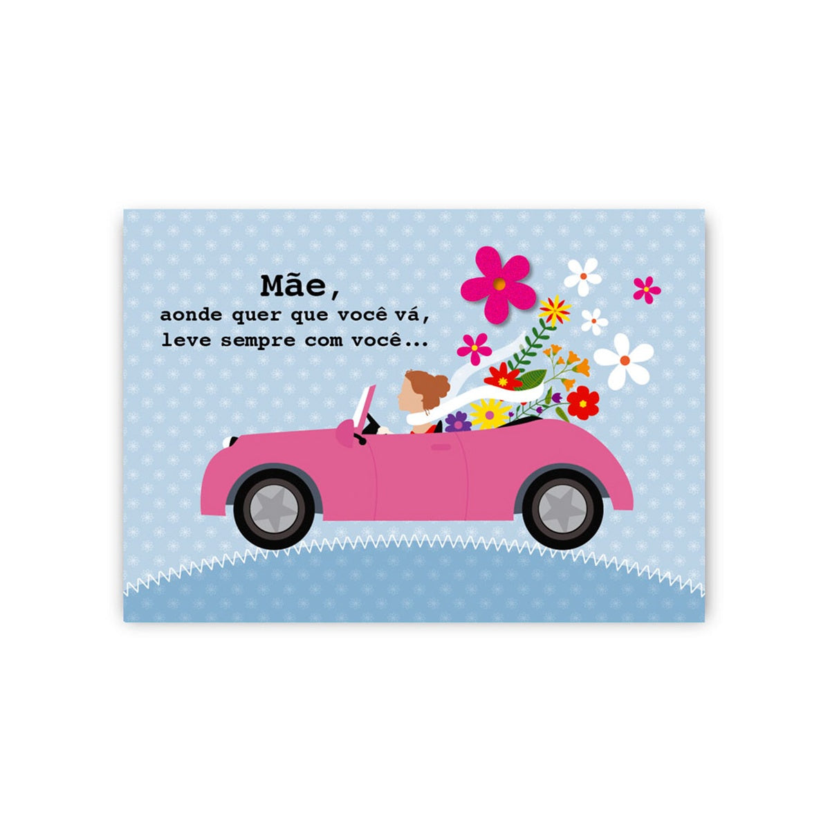 Cartão Mix Mãe Carro - Fina Ideia - 11×15,5cm com Envelope