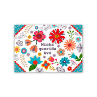 Cartão Dia das Mães Mix Avó Floral - Fina Ideia - 11×15,5cm com Envelope