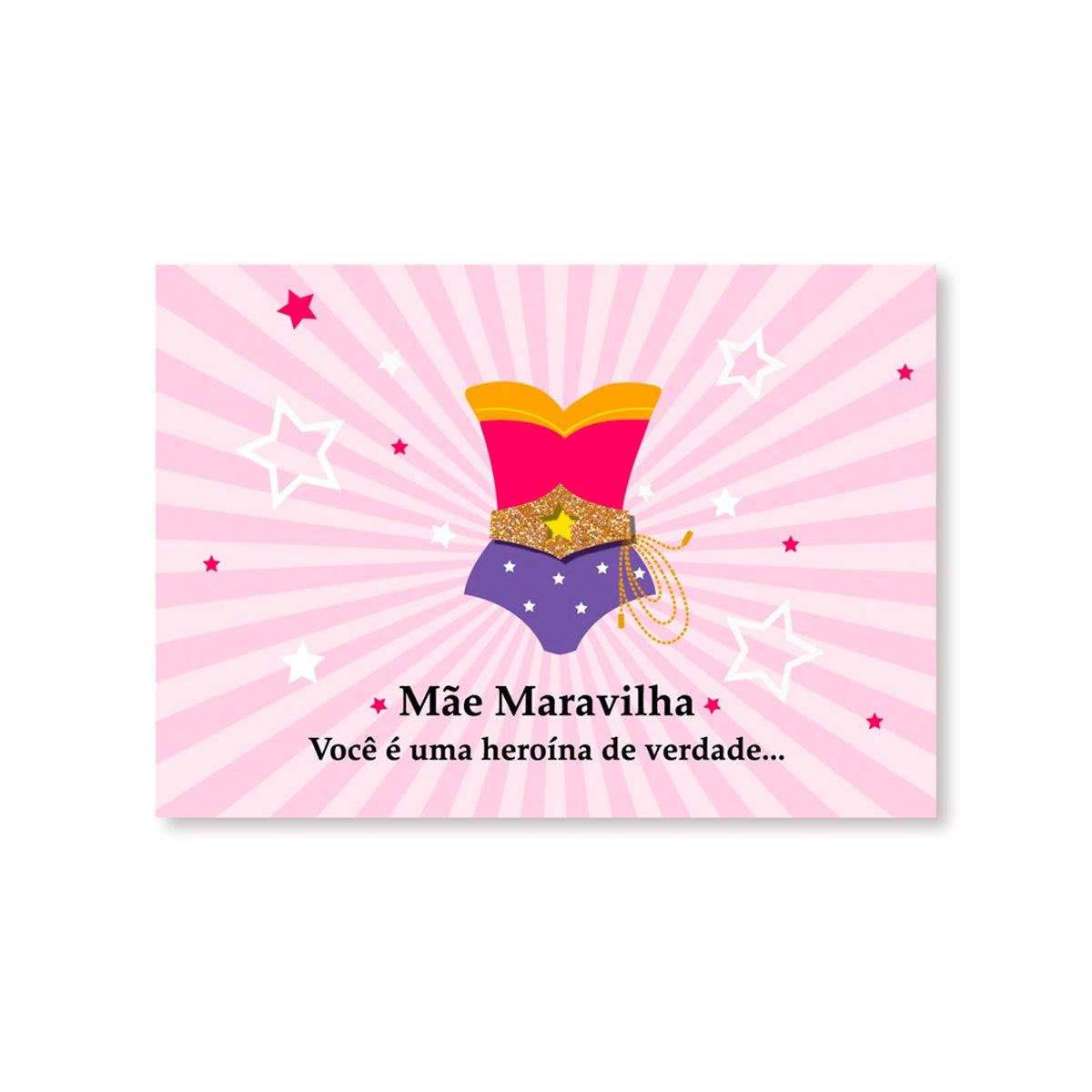 Cartão Mix Mãe Super Mãe - Fina Ideia - 11×15,5cm com Envelope