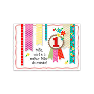 Cartão Dia das Mães Mix Número 1 - Fina Ideia - 11×15,5cm com Envelope