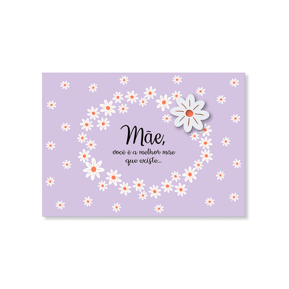Cartão Mix Mãe Margaridas - Fina Ideia - 11×15,5cm com Envelope