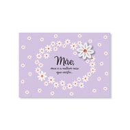 Cartão Dia das Mães Mix Margaridas - Fina Ideia - 11×15,5cm com Envelope