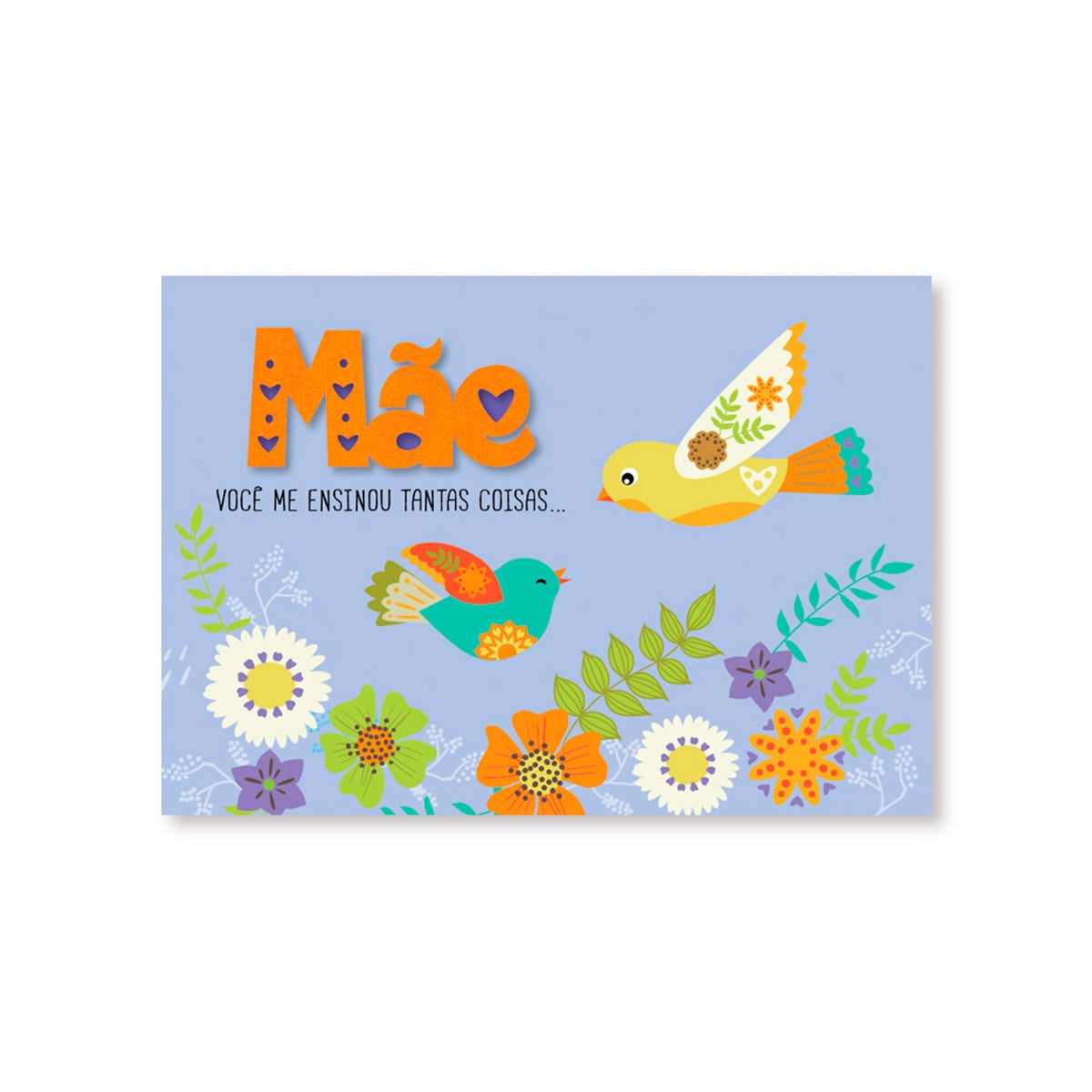Cartão Mix Mãe Passarinho - Fina Ideia - 11×15,5cm com Envelope