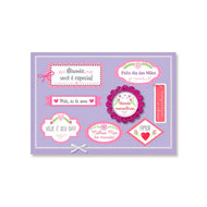 Cartão Dia das Mães Mix Tags - Fina Ideia - 11×15,5cm com Envelope