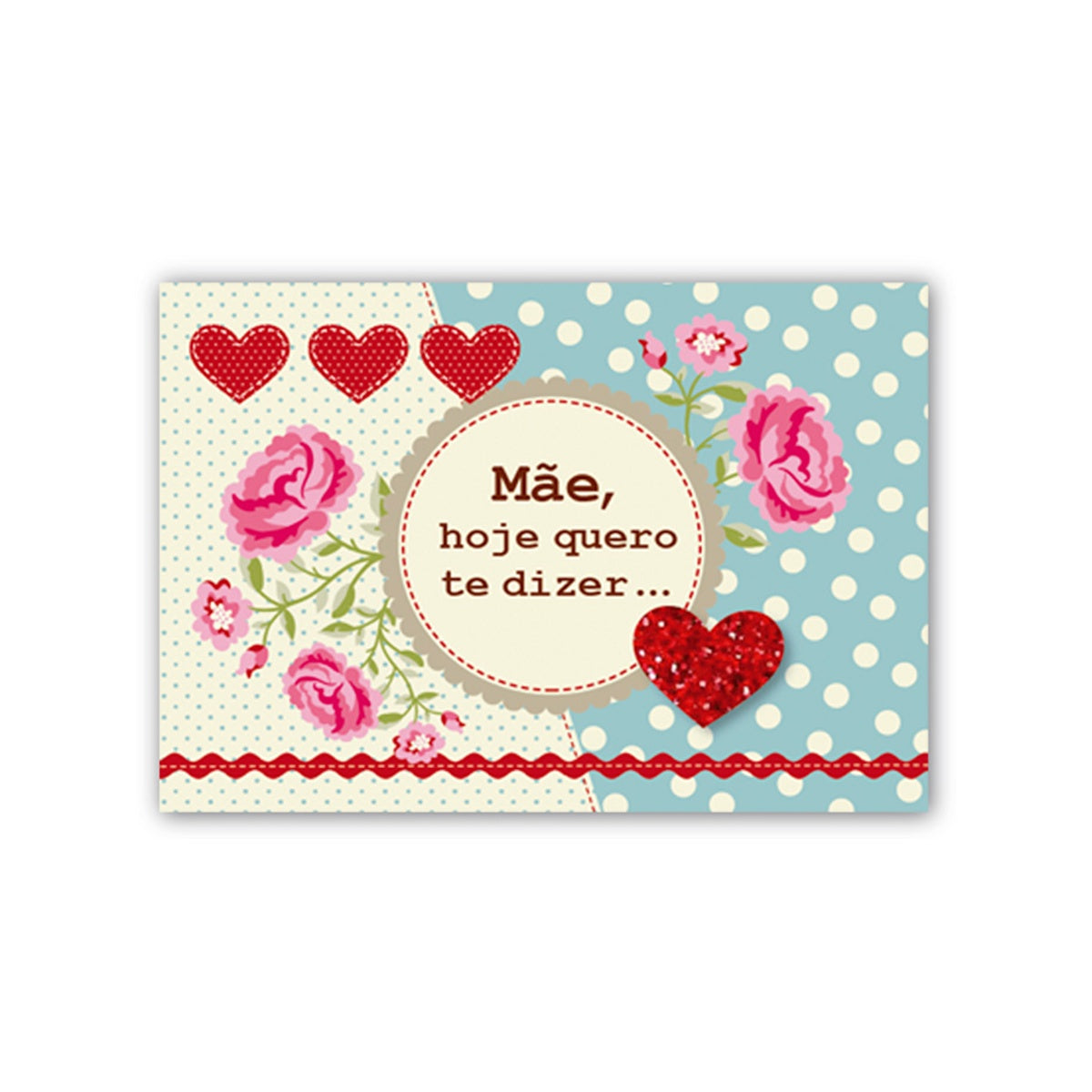 Cartão Mix Mãe Bolinhas - Fina Ideia - 11×15,5cm com Envelope