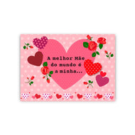 Cartão Dia das Mães Mix Corações - Fina Ideia - 11×15,5cm com Envelope