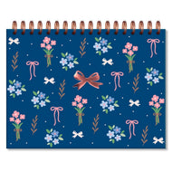 Caderno Criação 180g 17,5x23,5cm com 30 Folhas Pretas Laços e Afetos - Fina Ideia