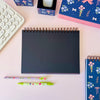 Caderno Criação 180g 17,5x23,5cm com 30 Folhas Pretas Laços e Afetos - Fina Ideia
