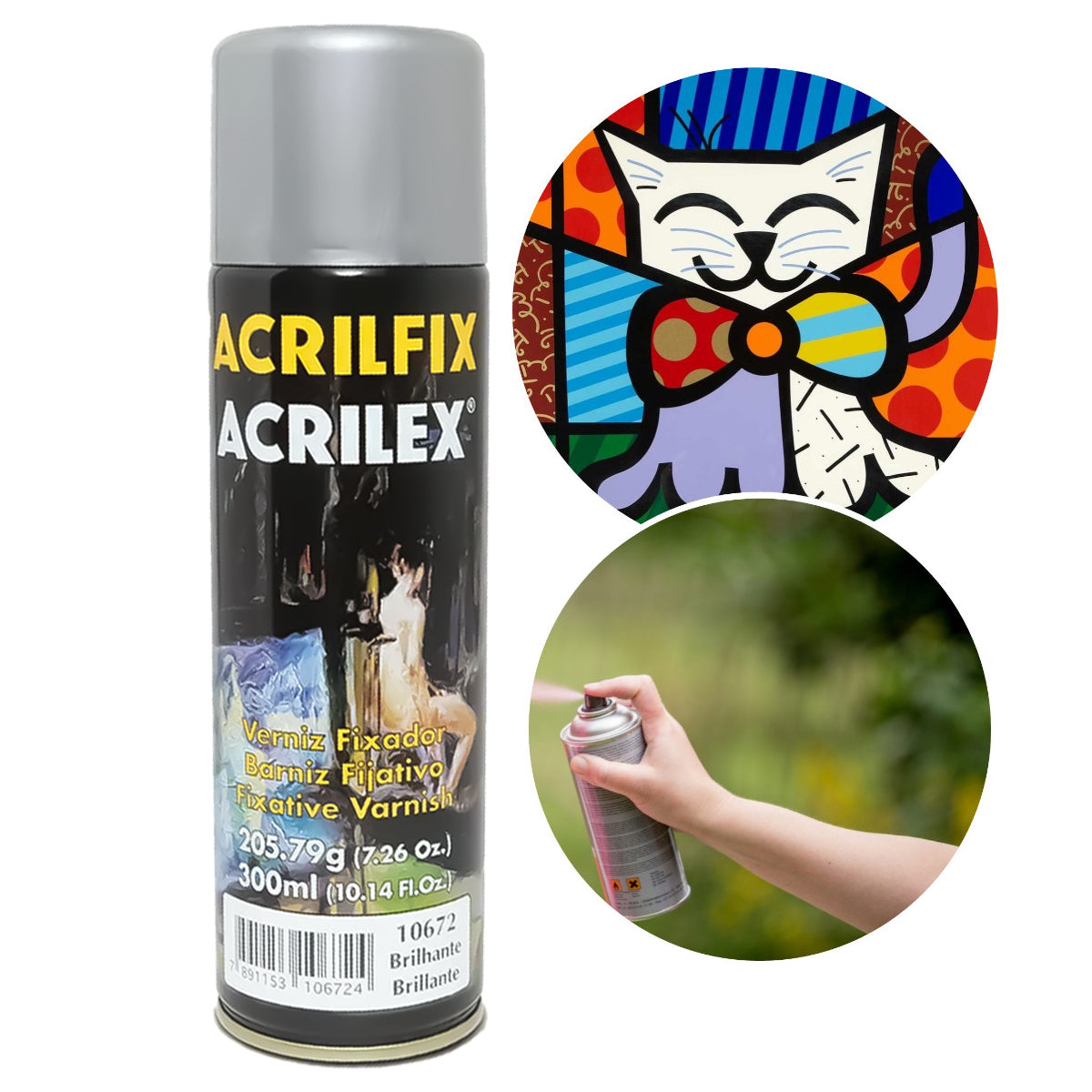 Verniz Acrilfix Acrilex 300ml Brilhante