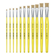 Pincel Condor 474 Chato Pelo Naturais Cabo Curto