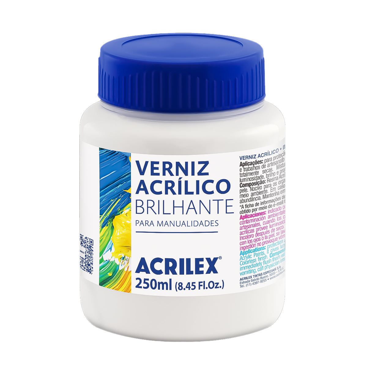 Verniz Acrilico Brilhante Acrilex  [TAMANHO: 250ML]