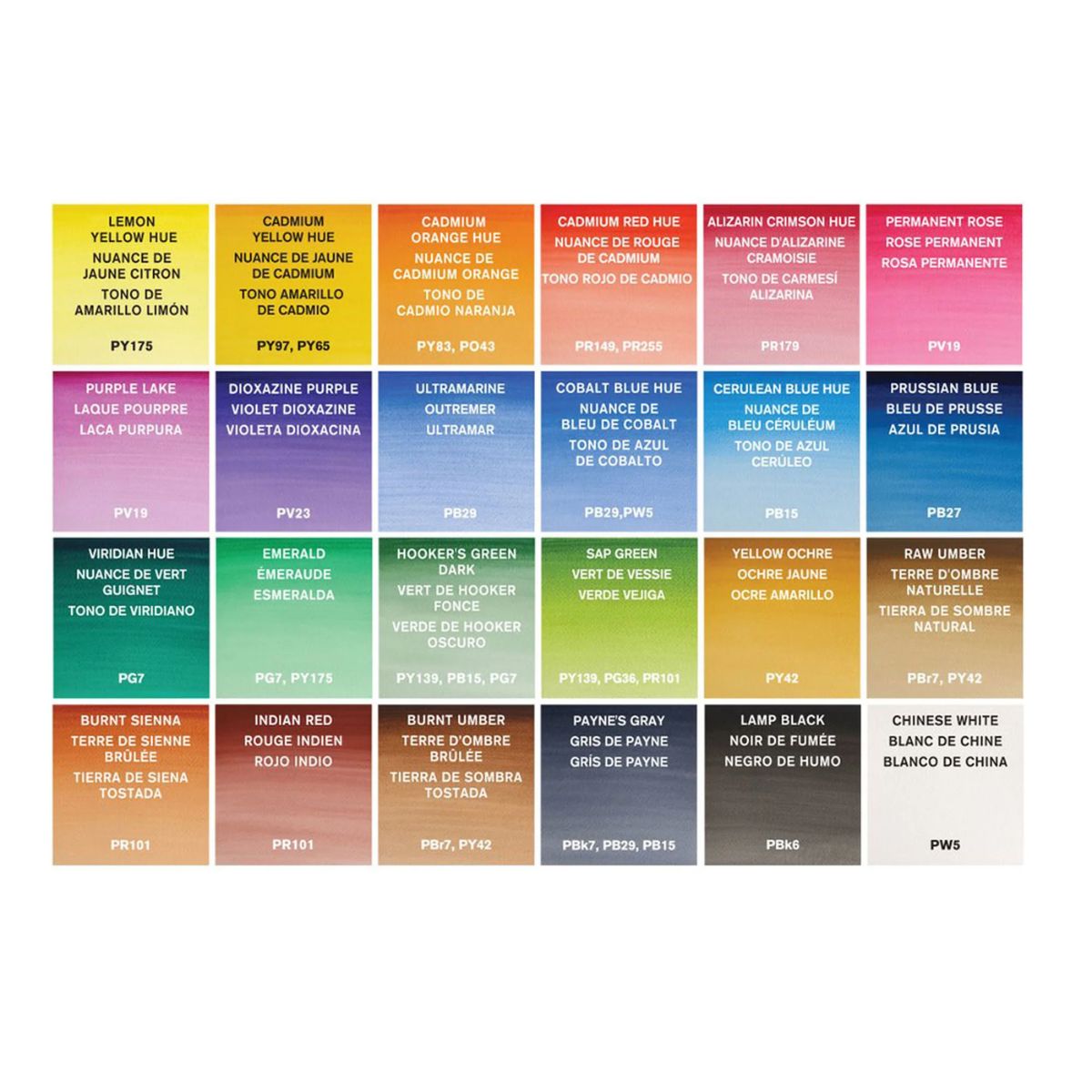 Estojo Tinta Aquarela Pastilha Cotman Winsor & Newton com 24 Cores