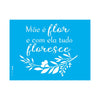 Stencil Opa 15x20cm - Frase Mãe e Flor - 3642