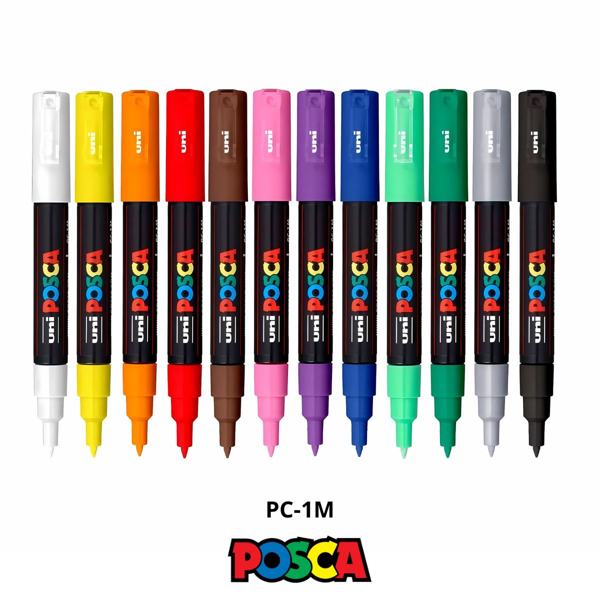 Caneta Posca PC-1M Ponta Extra Fina 0.7mm Uniball