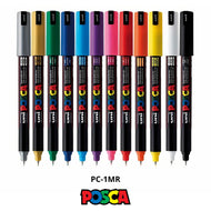 Caneta Posca PC-1MR Ponta Extra Fina 0.7mm Uniball