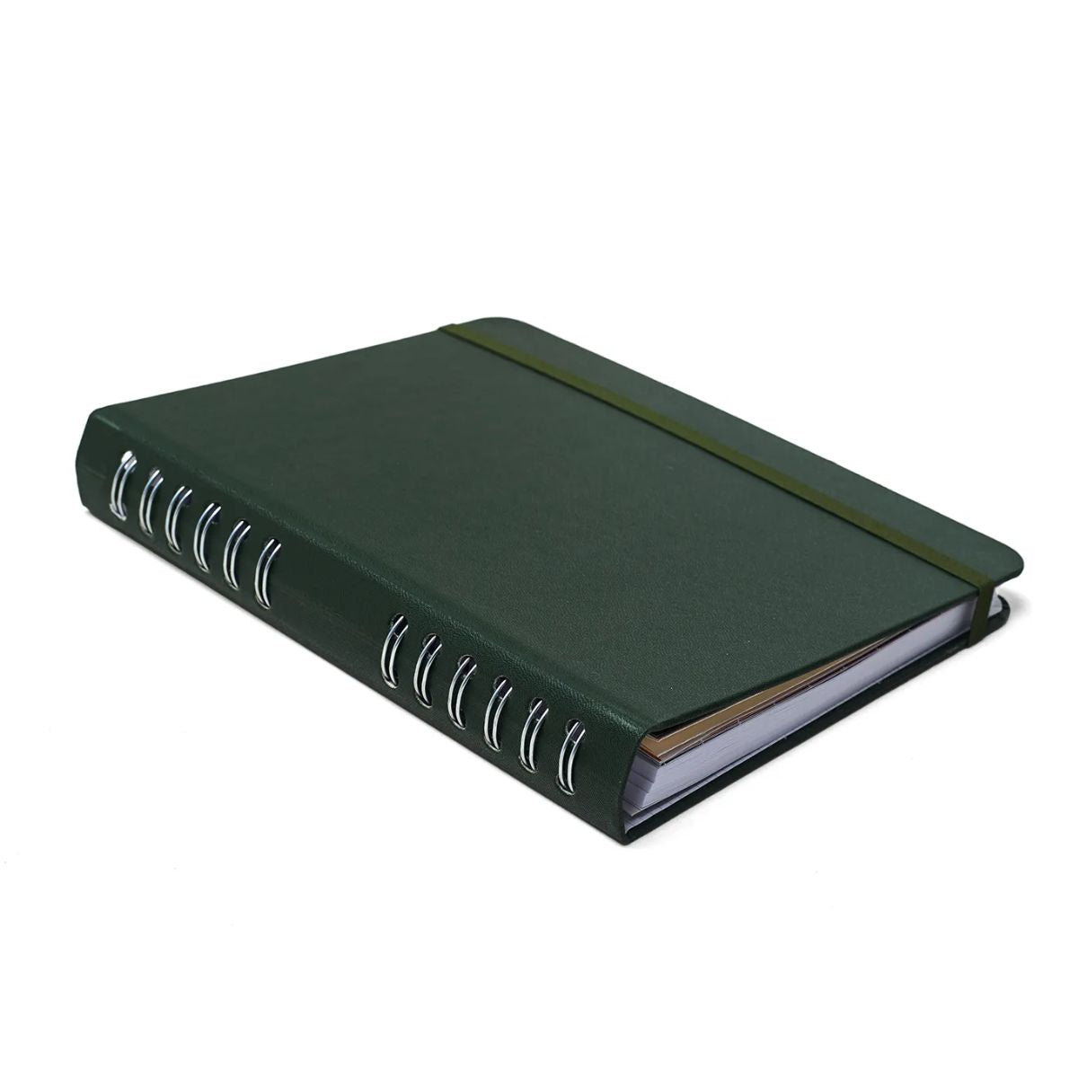 Caderno Organizador Wire-o Cicero A5 14,8x21cm 80 Folhas Duo Clássica Verde Oliva