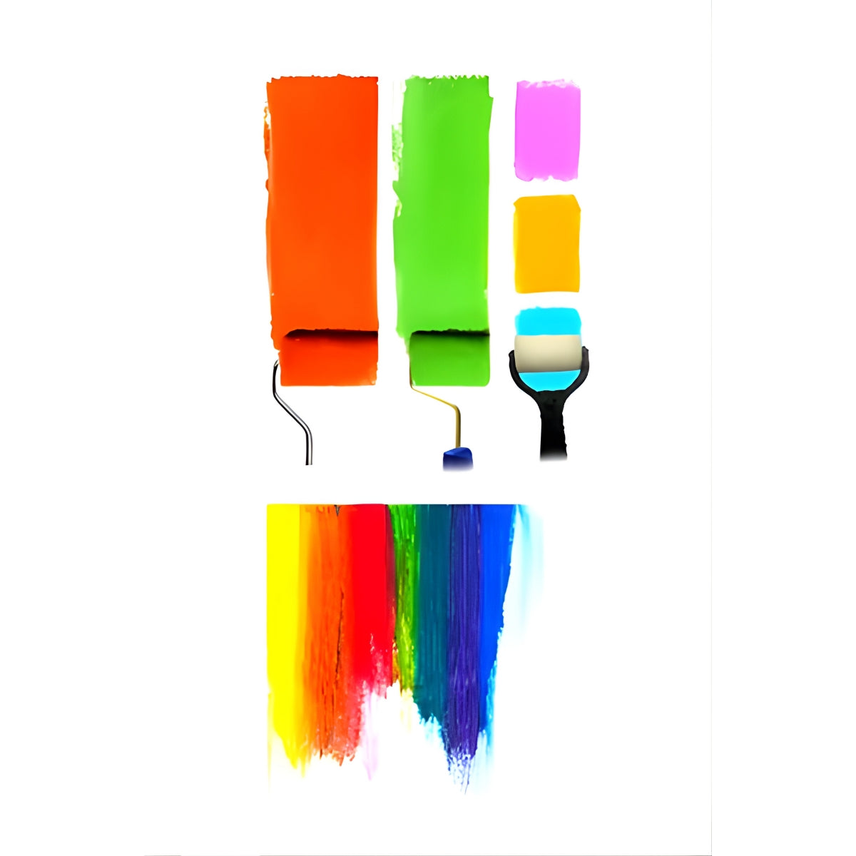 Kit Rolo para Pintura Omega com 3 Unidades 3,4x4,0x5,0cm S04 - Pigmeu