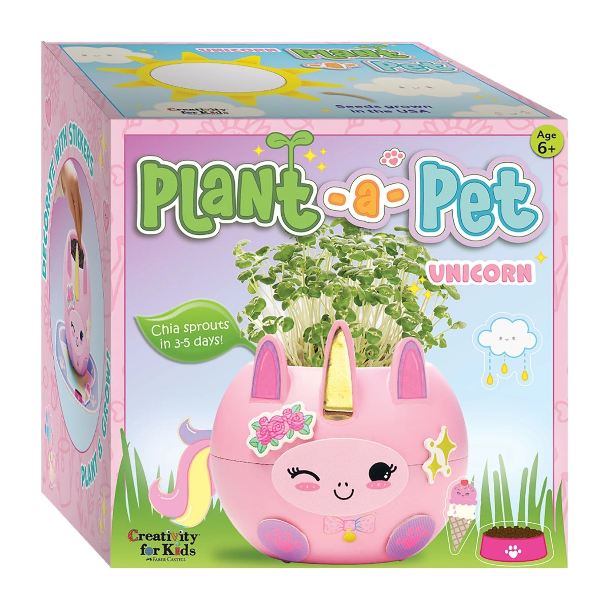 Kit Plant-a-pet Unicórnio Creativity For Kids 6466900 - Faber-castell
