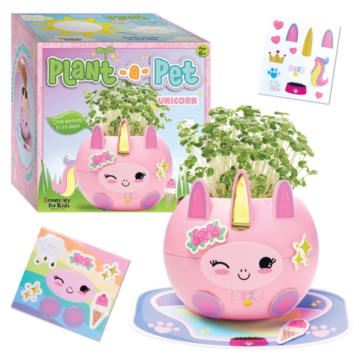 Kit Plant-a-pet Unicórnio Creativity For Kids 6466900 - Faber-castell