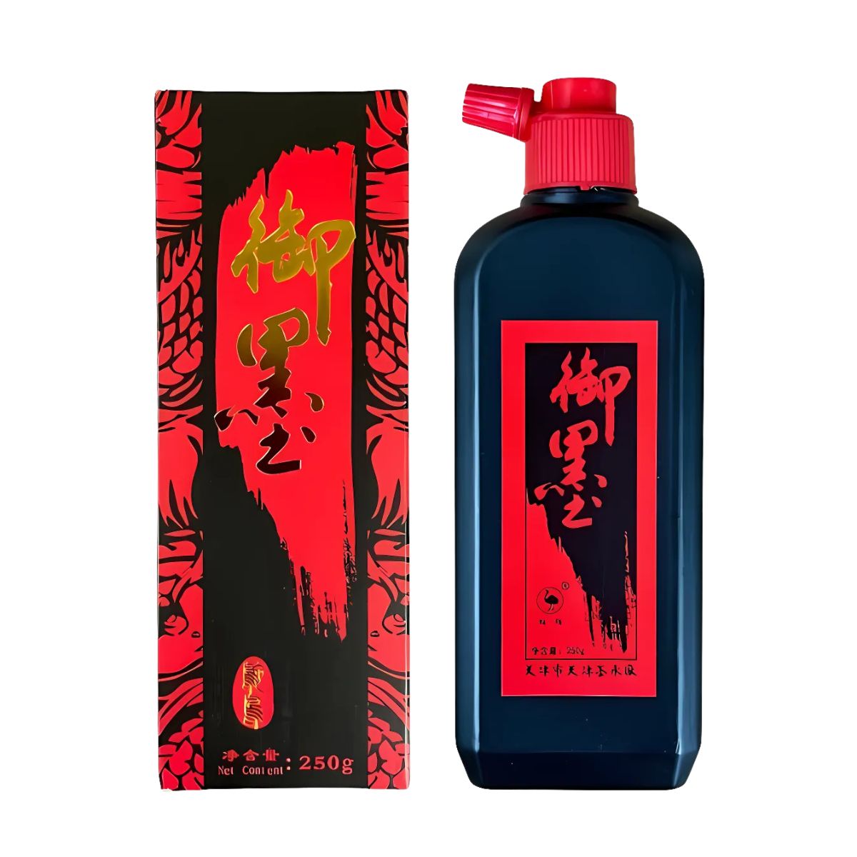 Tinta Nanquim Shodo Para Caligrafia Sinoart 250ml Preto