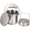 Balde para Lavar Pincel Sinoart Master Aço Inox