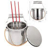 Balde para Lavar Pincel Sinoart Master Aço Inox