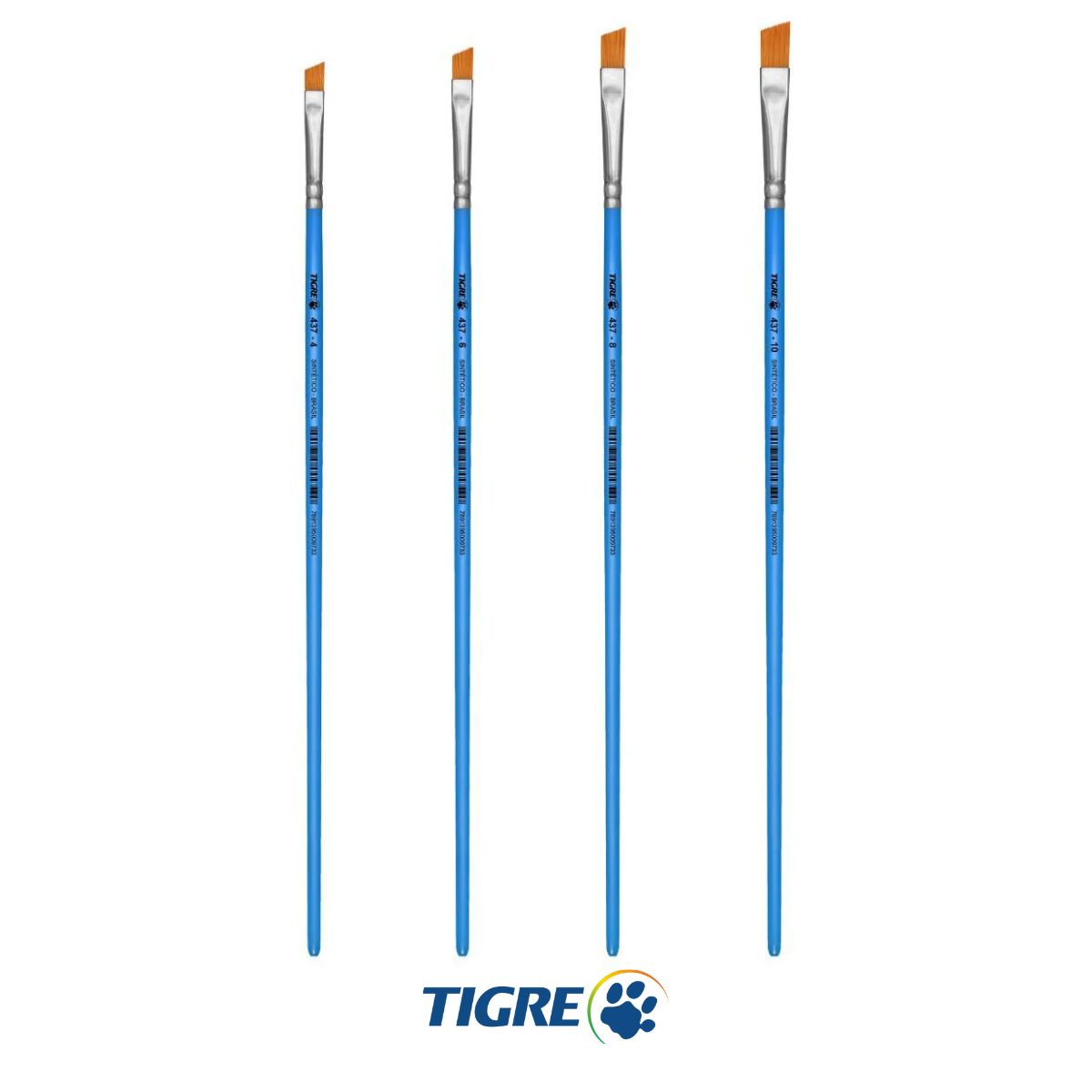 Pincel Chanfrado Tigre 437 Sintético