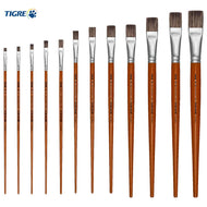 Pincel Chato Tigre 141 Pelo Marta Tropical
