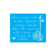 Stencil Opa 20x25cm - Poema Viver - 3506