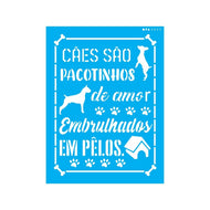 Stencil Opa 15x20cm - Estamparia Oriental Boneca - 3514