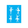 Stencil Opa 20x25cm - Bailarinas - 3495