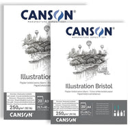 Bloco Canson Illustration Bristol 250 g/m² 20 Folhas