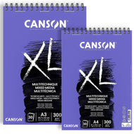 Bloco Papel Canson Xl Mix Media Textured 300 g/m² 30 Folhas